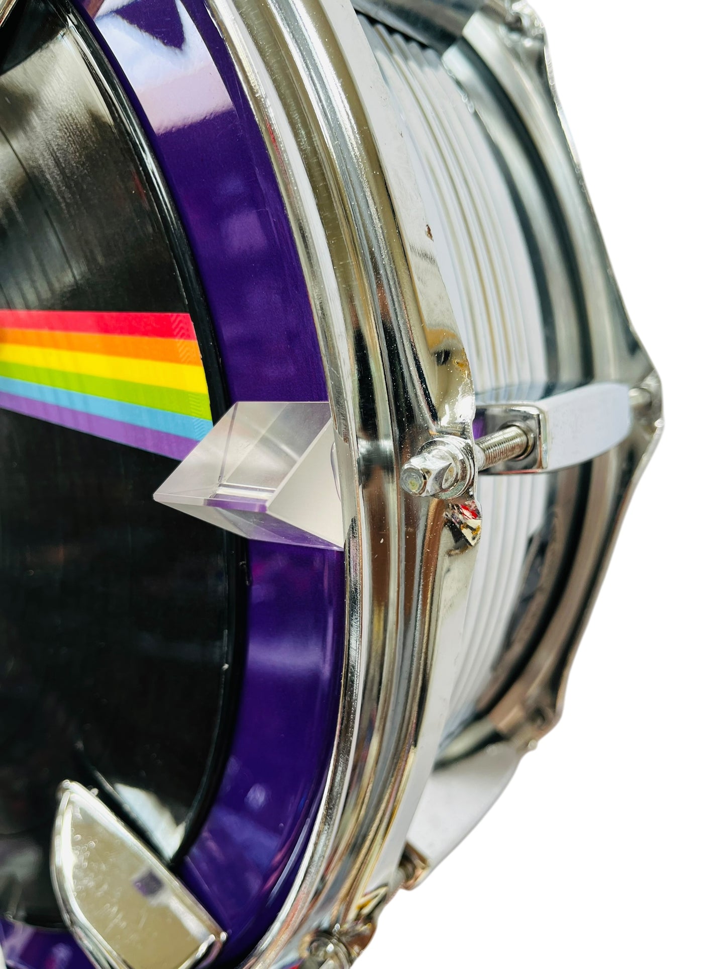 Pink Floyd Snare Drum Picture Disc Wall Clock